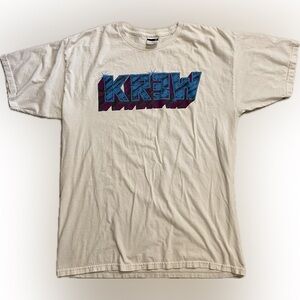 KR3W t-shirt, color white, size L